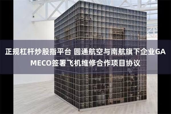 正规杠杆炒股指平台 圆通航空与南航旗下企业GAMECO签署飞机维修合作项目协议